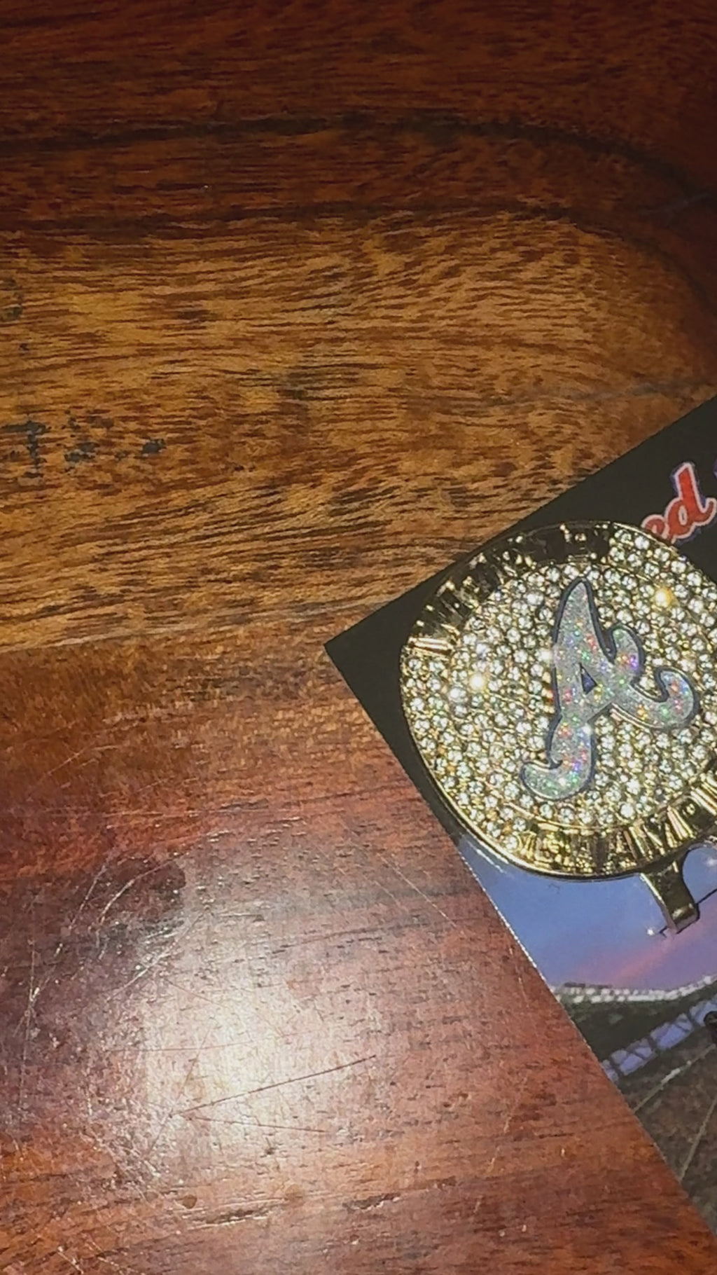 Atlanta Braves World Series Championship pin & blip set